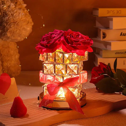 RoseGlow™ Aromatherapy Night Lamp - YourWonderVault