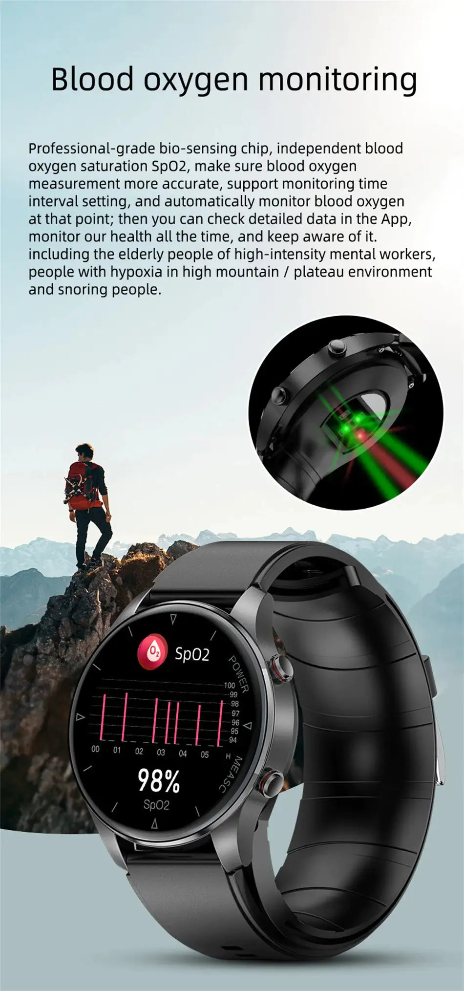 PulseGuard™ Inflatable Blood Pressure Watch - YourWonderVault